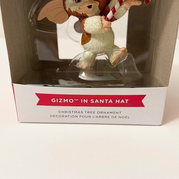 Hallmark Gremlins Gizmo In Santa Hat Christmas Ornament - Picture 7 of 16
